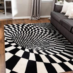 Detail image of  4' 1 x 6' 1 Vortex Wool Rug