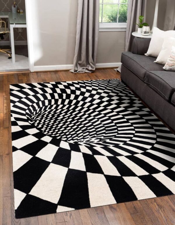 Detail image of  4' 1 x 6' 1 Vortex Wool Rug
