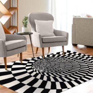 Detail image of  4' 1 x 6' 1 Vortex Wool Rug
