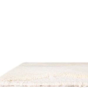 Detail image of  2' x 6' 1  Hand Woven Lattice Wool Runner Rug