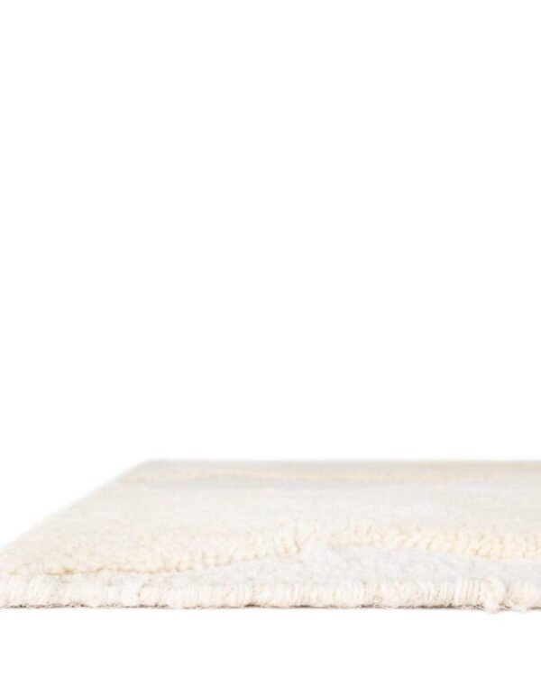 Detail image of  2' x 6' 1  Hand Woven Lattice Wool Runner Rug