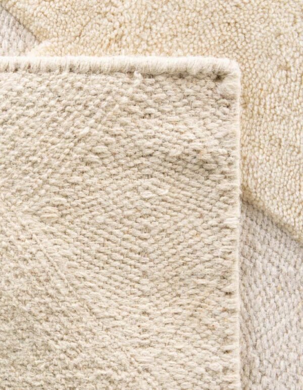 Detail image of  2' x 6' 1  Hand Woven Lattice Wool Runner Rug