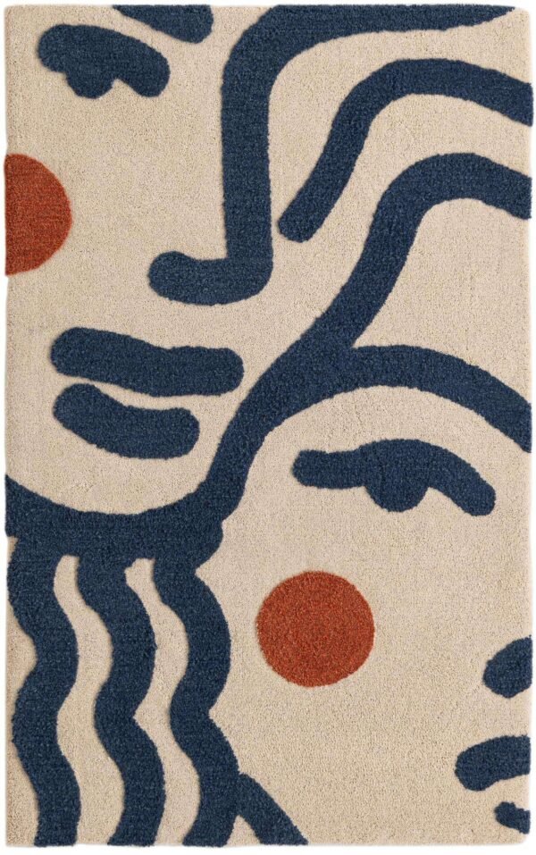 Primary image of  2' x 3' 1 Hand Tufted Wool Rug